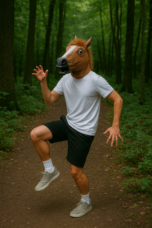 Masque en Latex de Tête de Cheval
