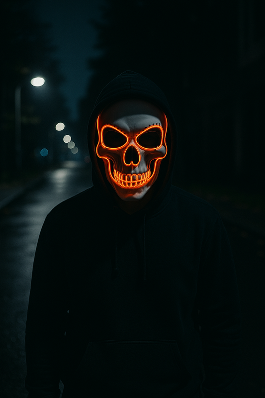 Masque de Crâne Led