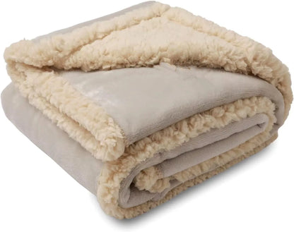 Plaid shaggy en microfibre