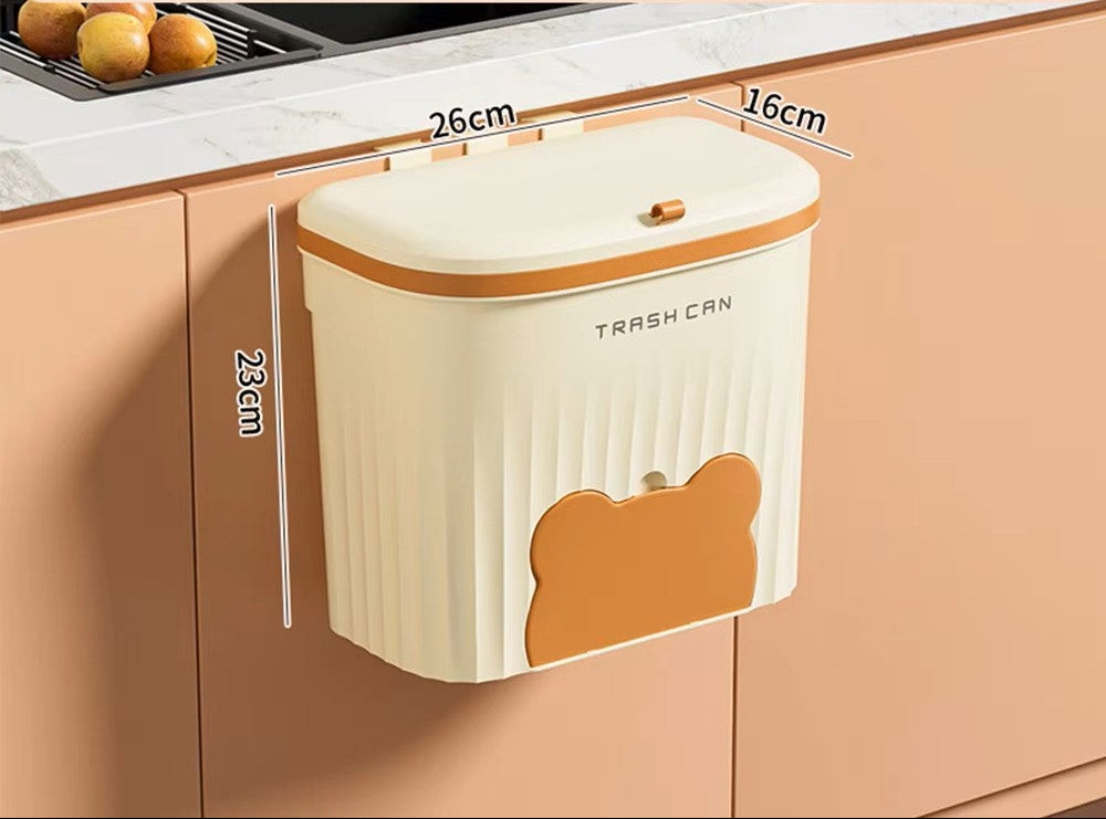 Poubelle murale utile